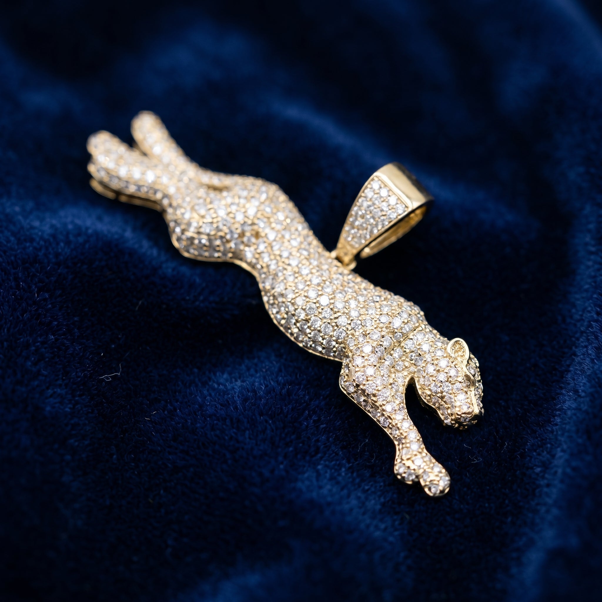 Elysian Muse Iced Silhouette Pendant