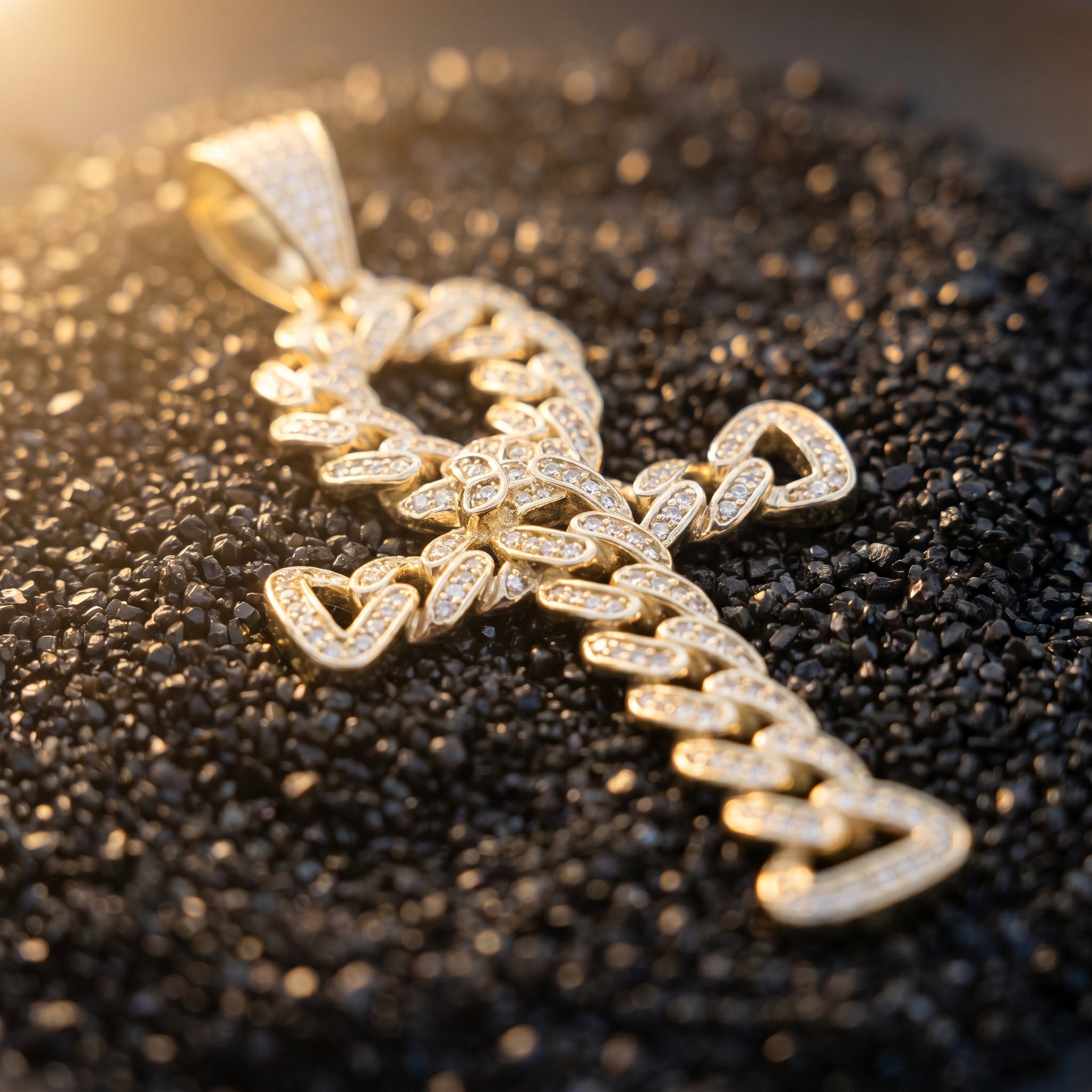 Sovereign Ice Ankh Pendant