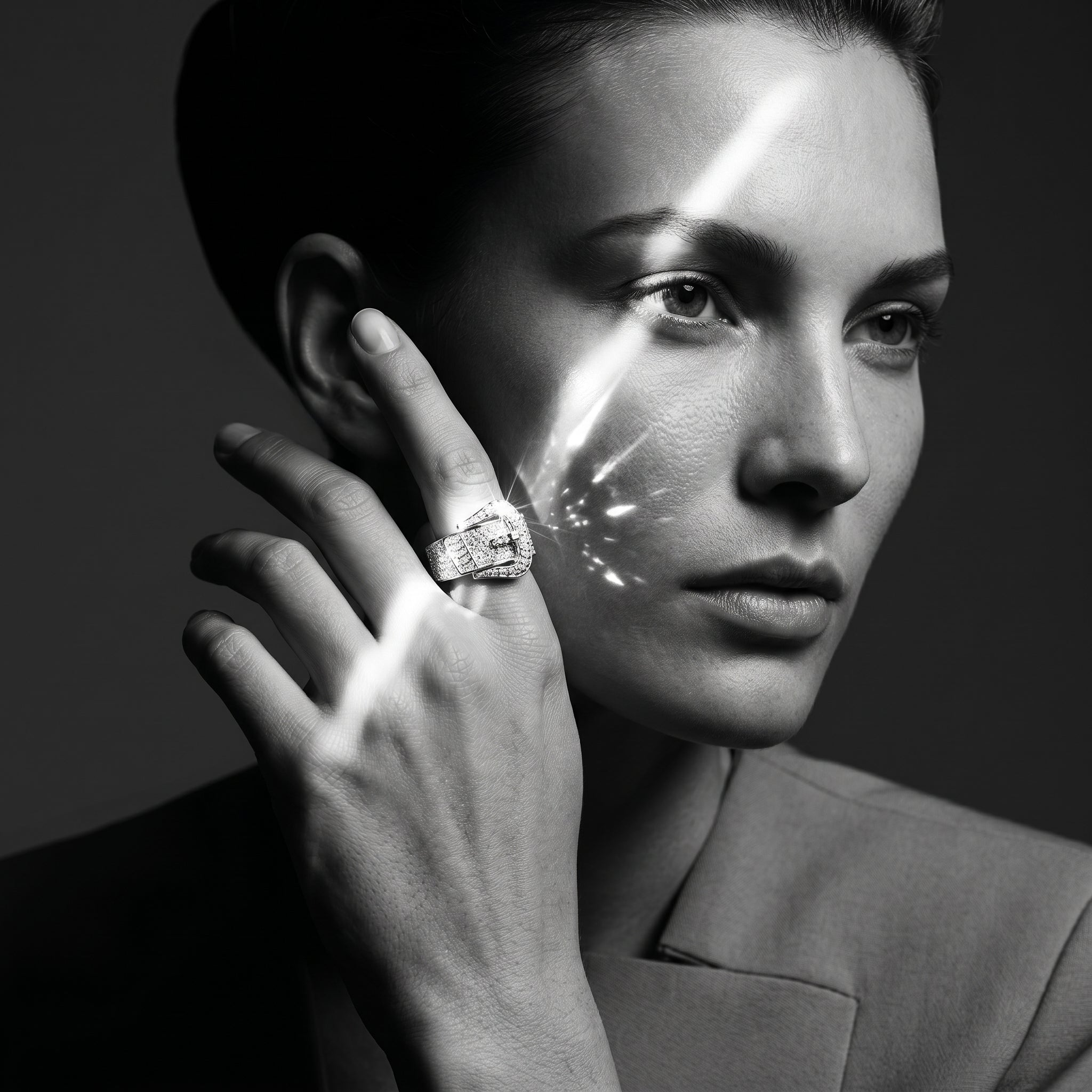 Élira Pavé Contour Ring