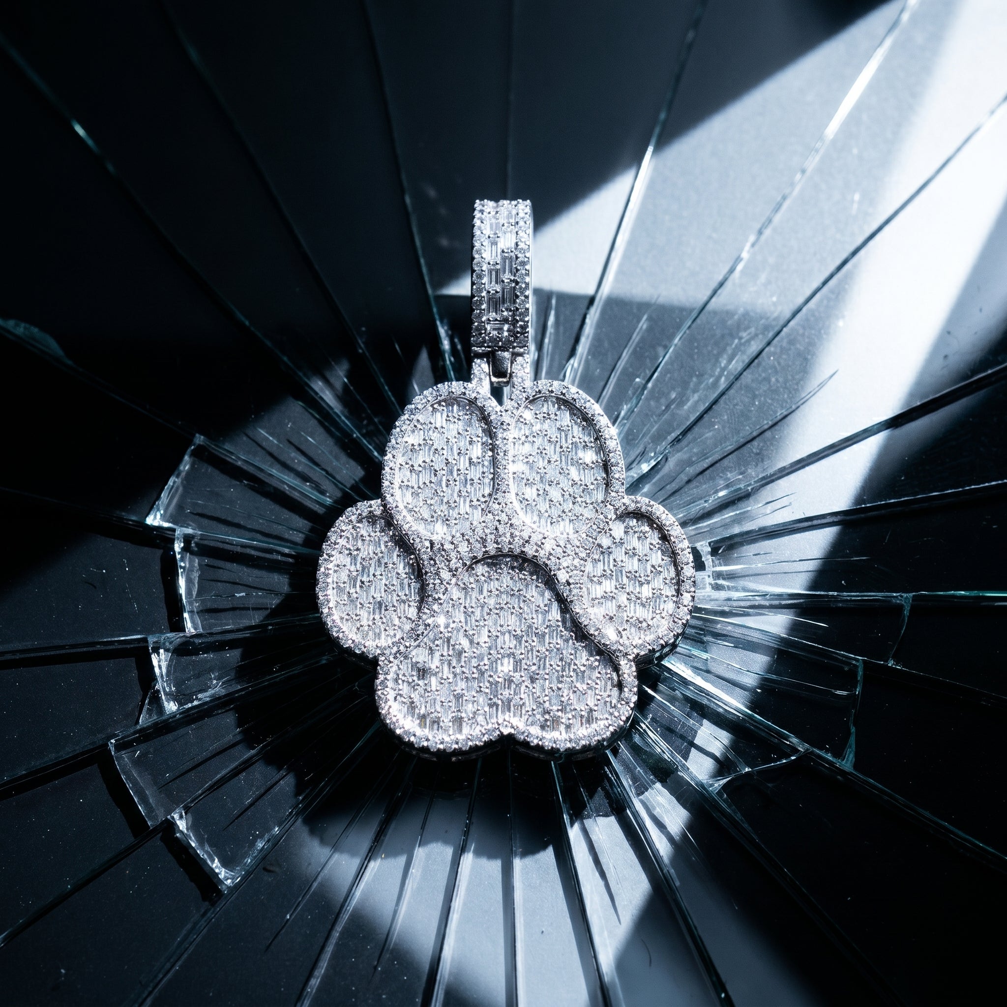 Celestia Bloom Moissanite Pendant