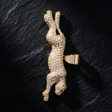 Elysian Muse Iced Silhouette Pendant