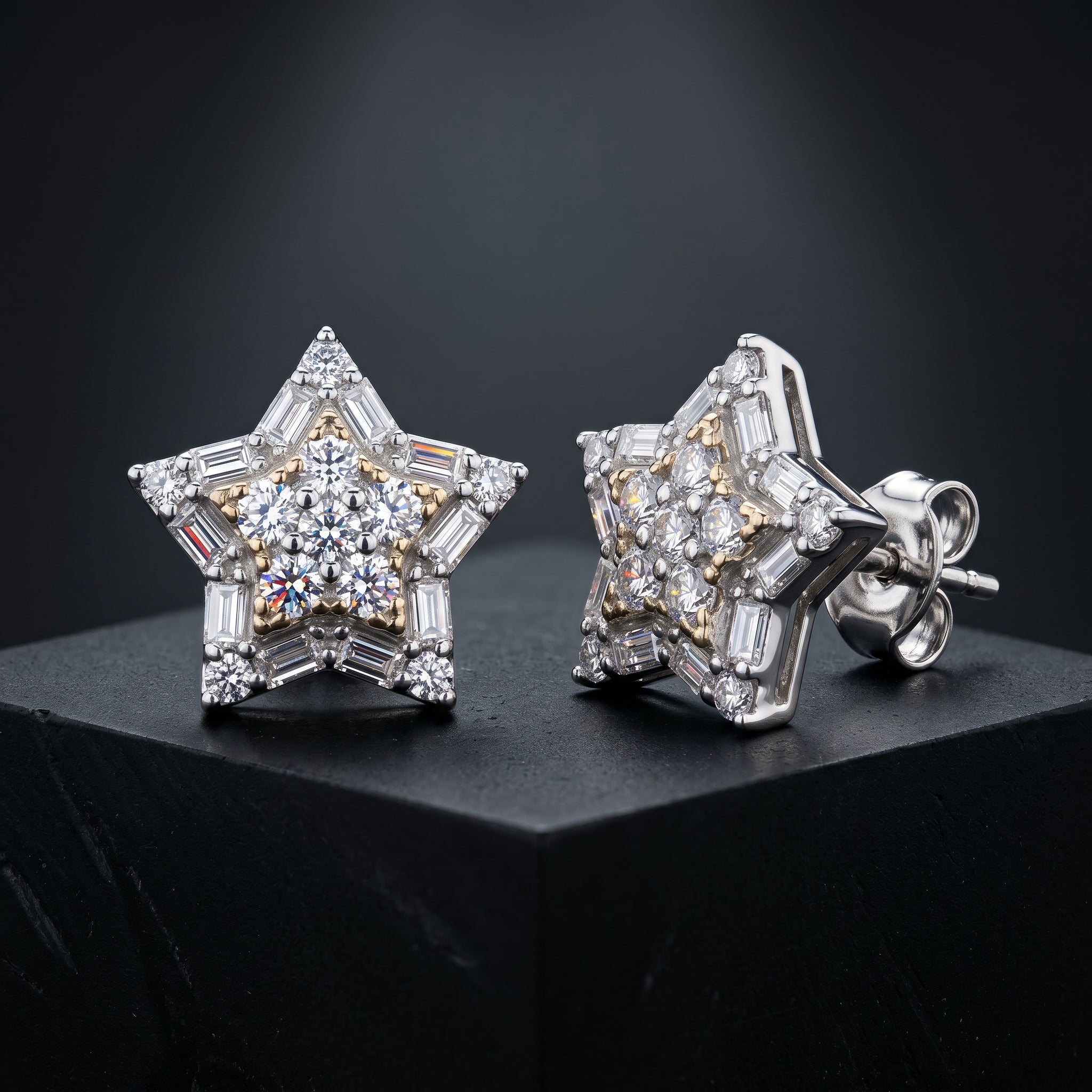 Celestia Starburst Stud Earrings
