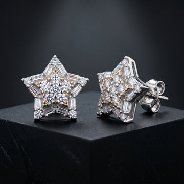 Celestia Starburst Stud Earrings