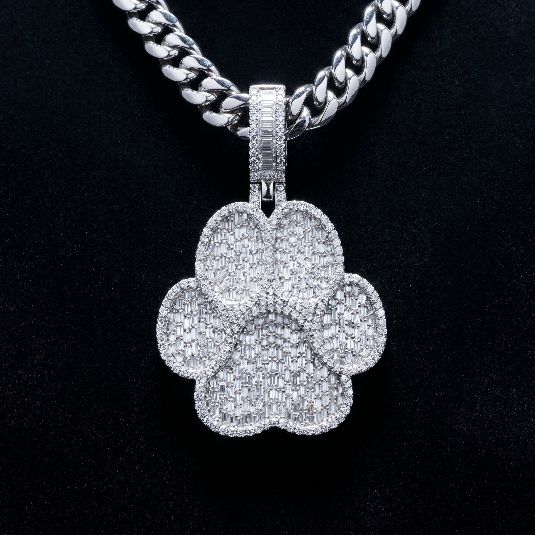 Celestia Bloom Moissanite Pendant