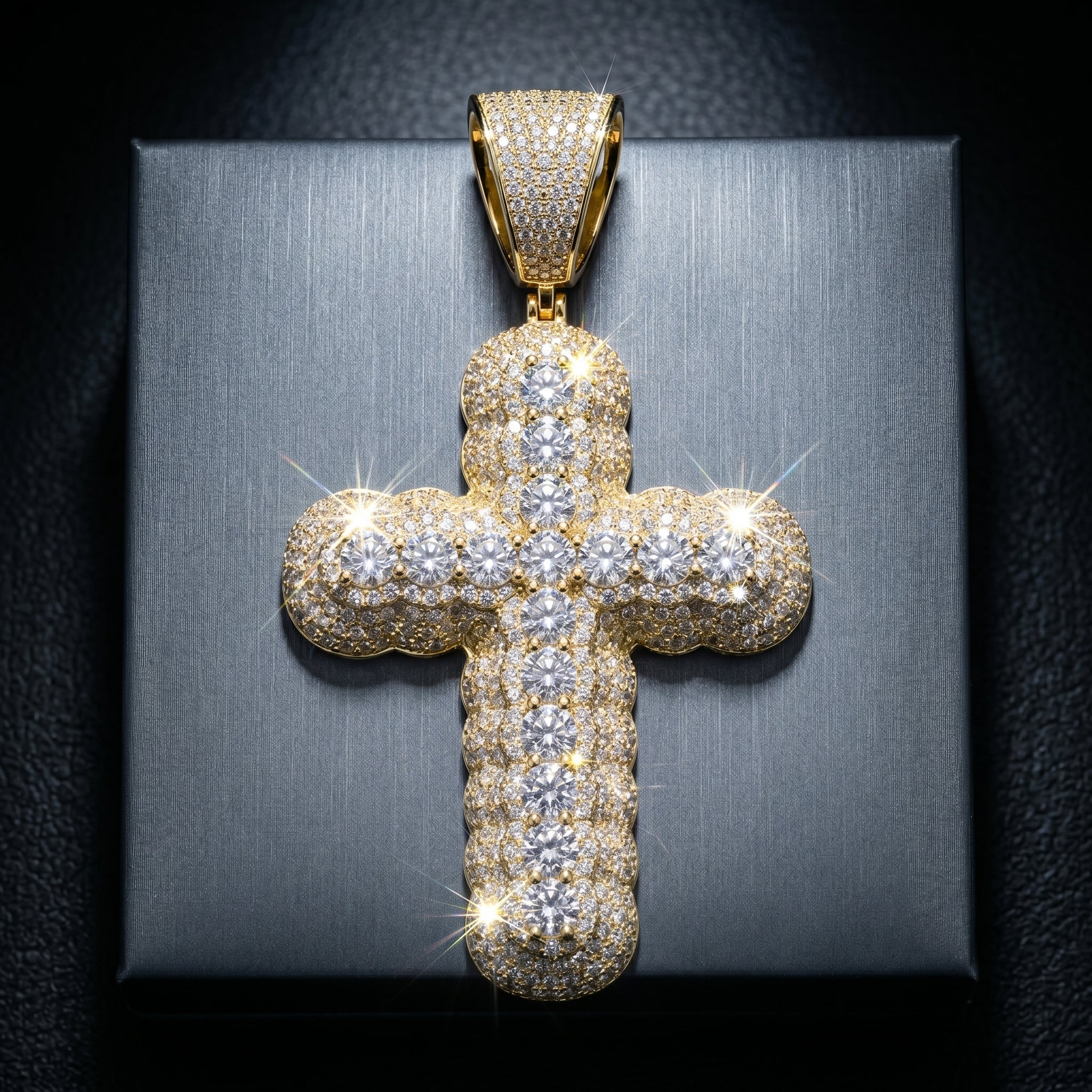 Imperial Radiance Cross Pendant