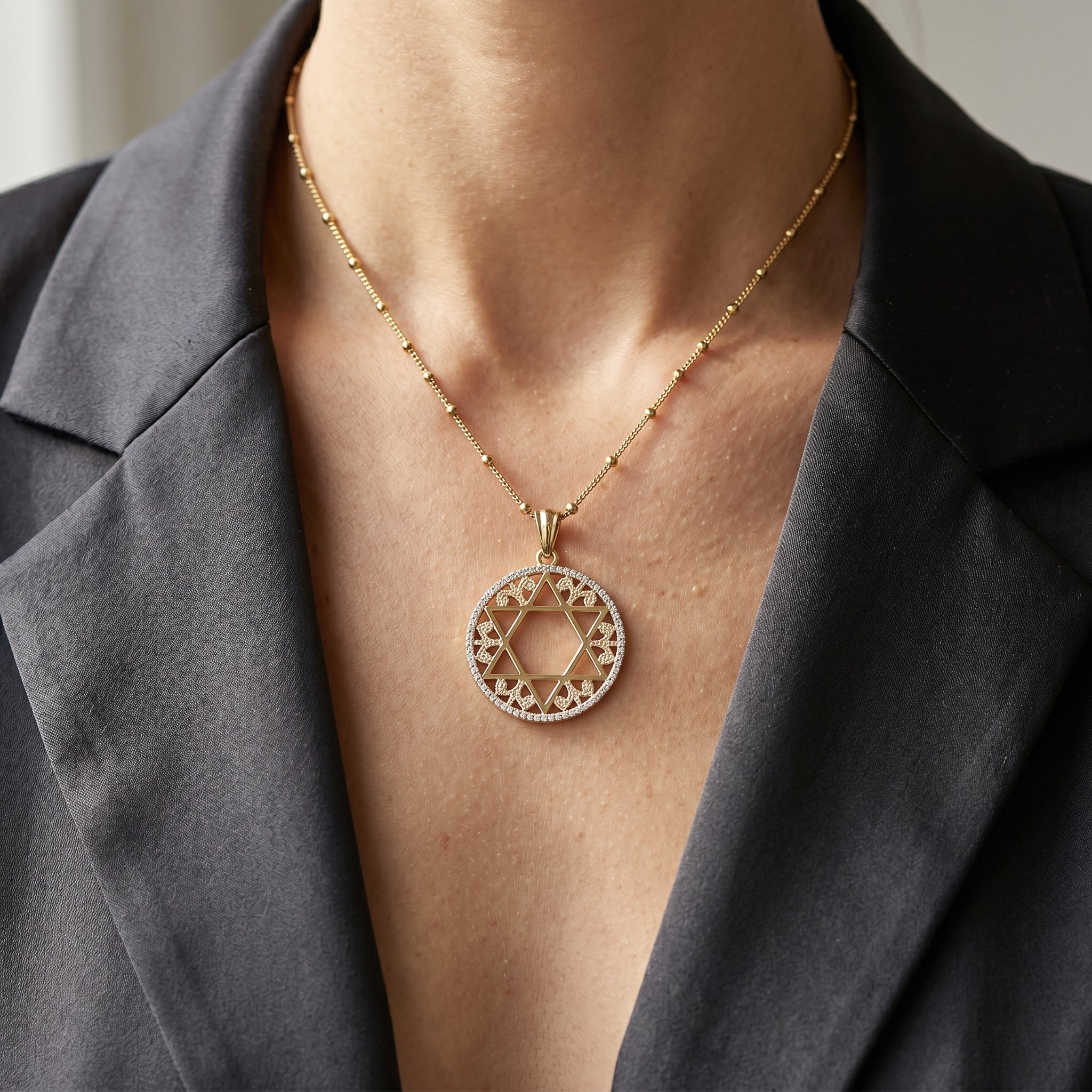 Celestial Heritage Star Medallion Pendant
