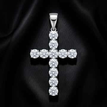 Radiant Sovereign Cross Pendant