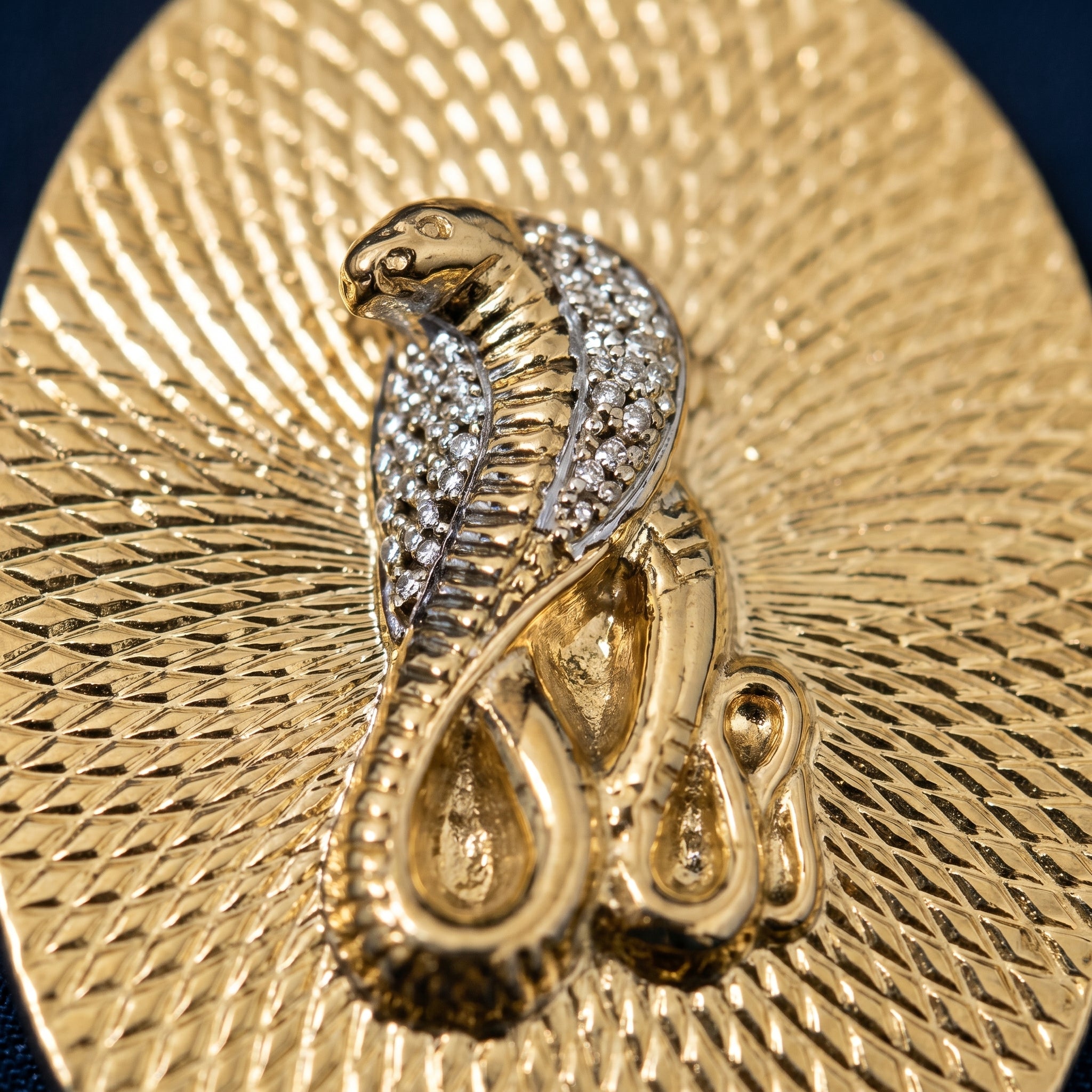Royal Serpent Medallion Pendant