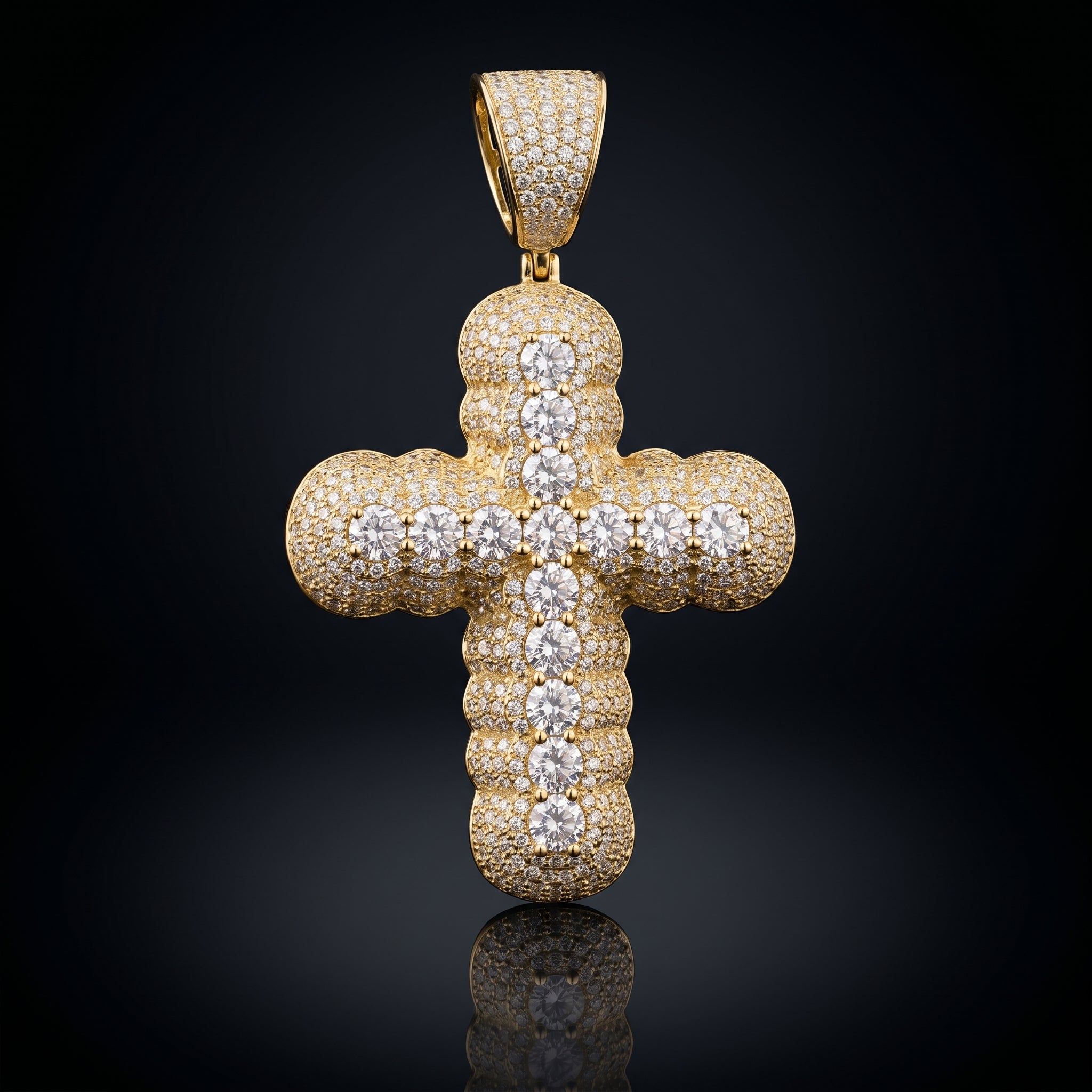 Imperial Radiance Cross Pendant