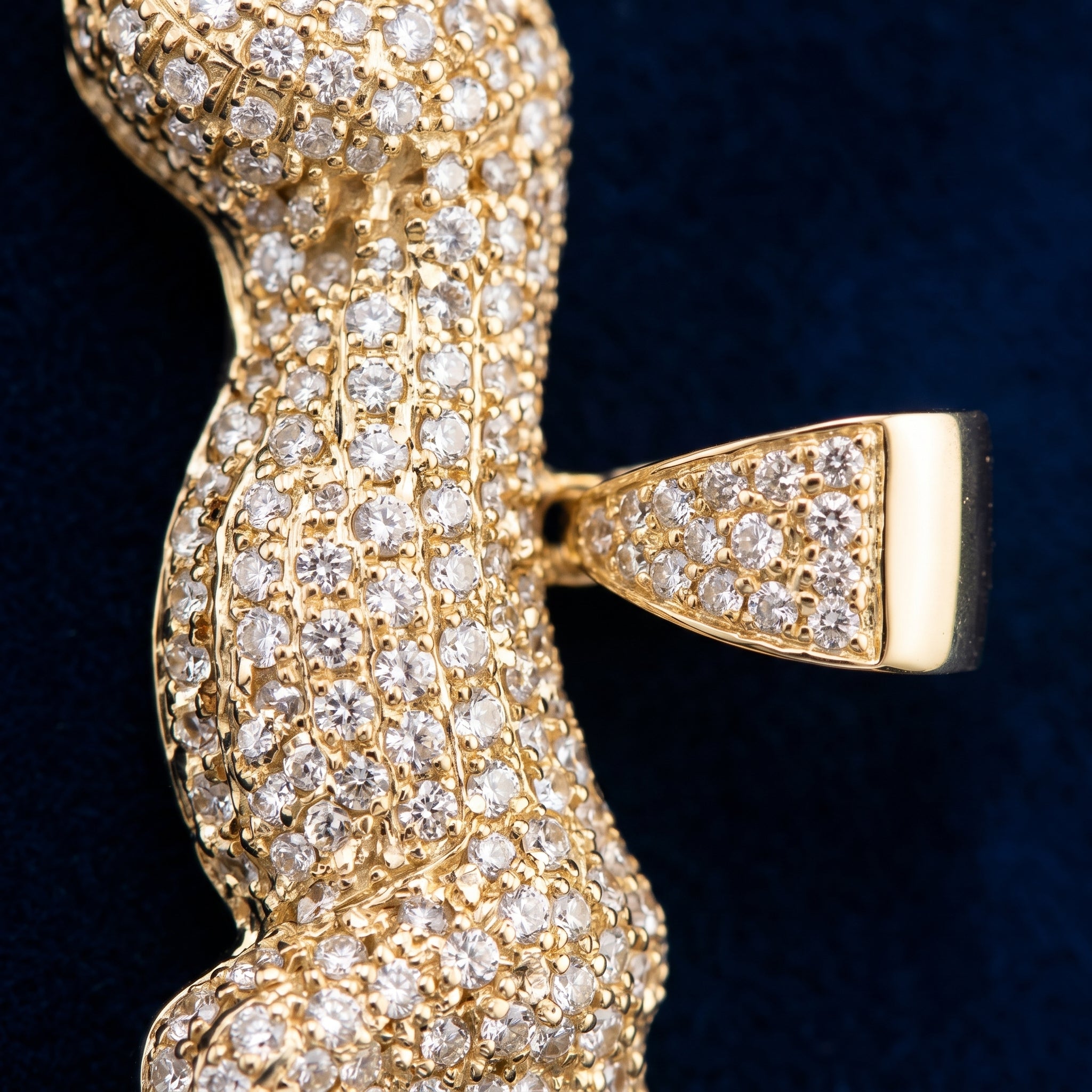 Elysian Muse Iced Silhouette Pendant