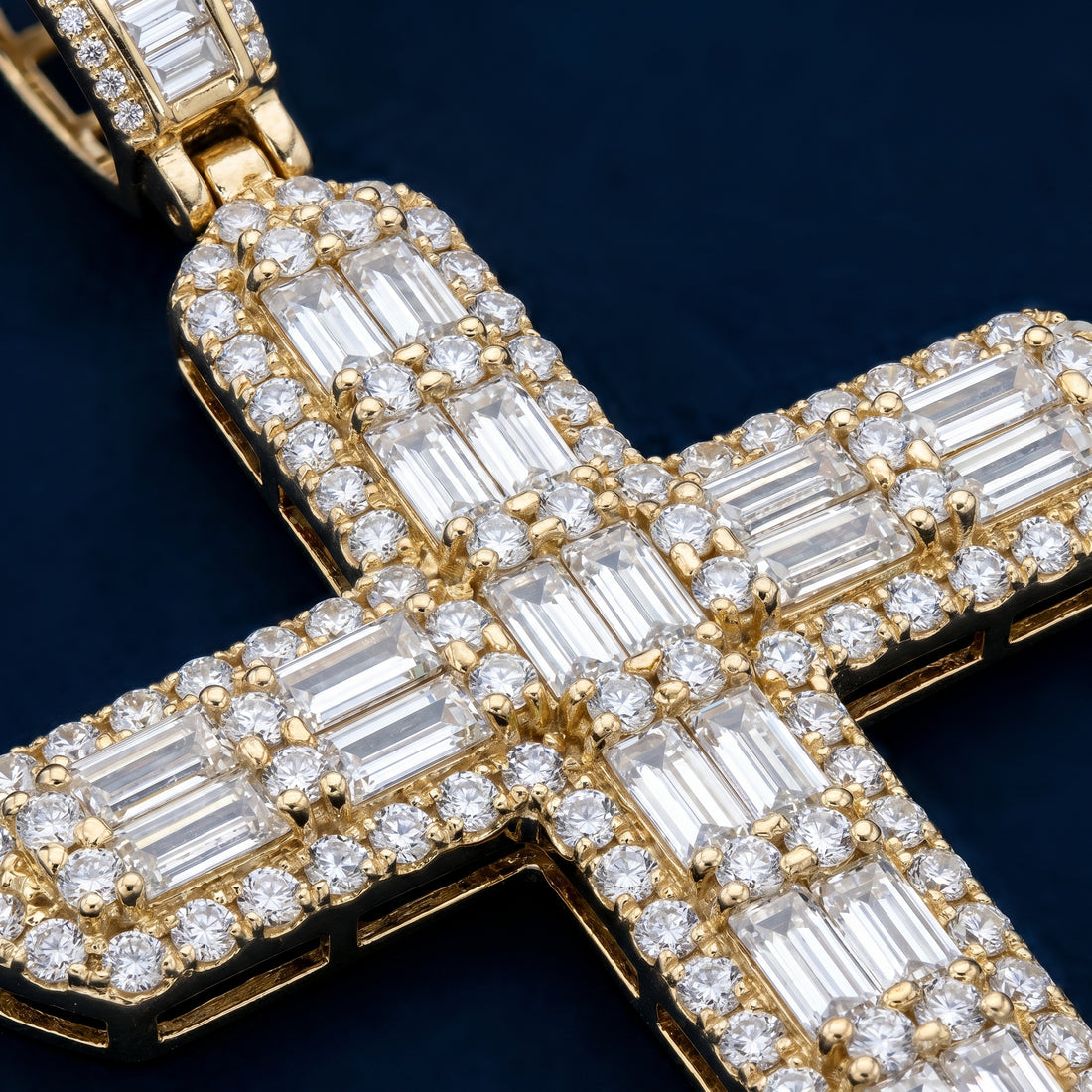 Imperial Radiance Cross Pendant