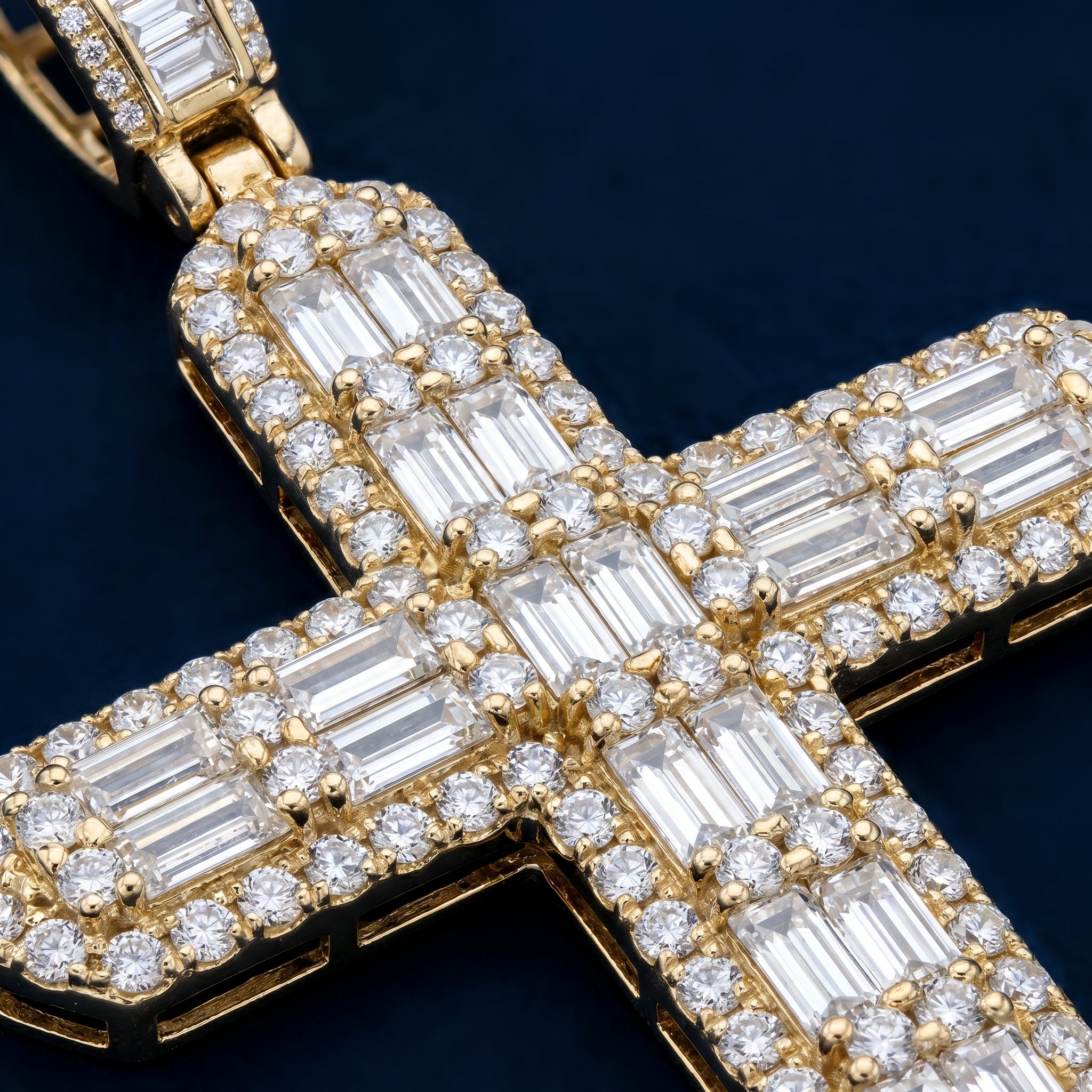 Imperial Radiance Cross Pendant