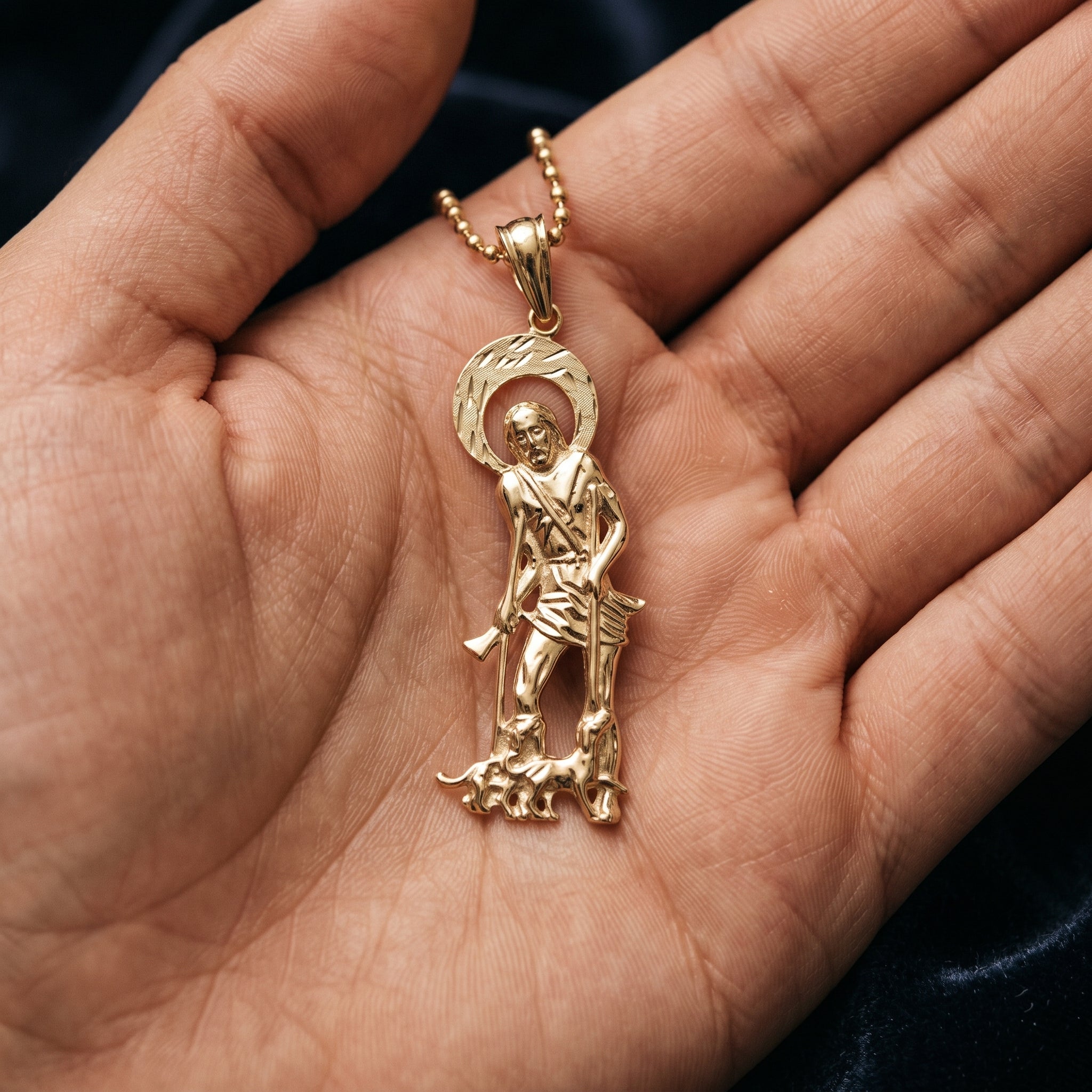 Sanctum Halo Silver Devotional Pendant