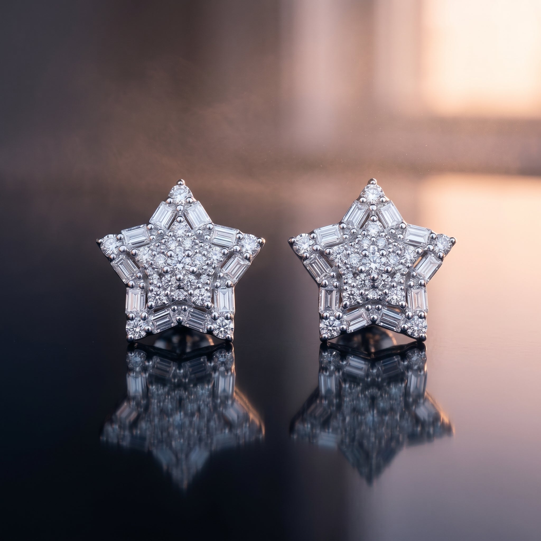 Stellara Radiance Star Stud Earrings