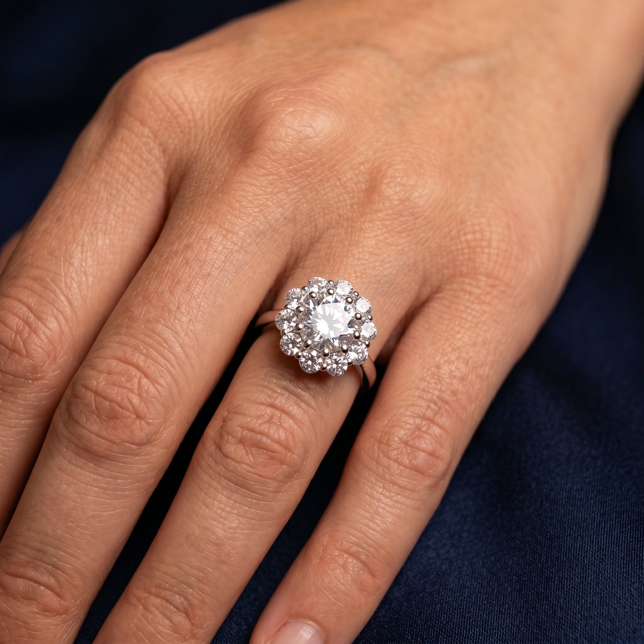 Aurielle Halo Bloom Ring