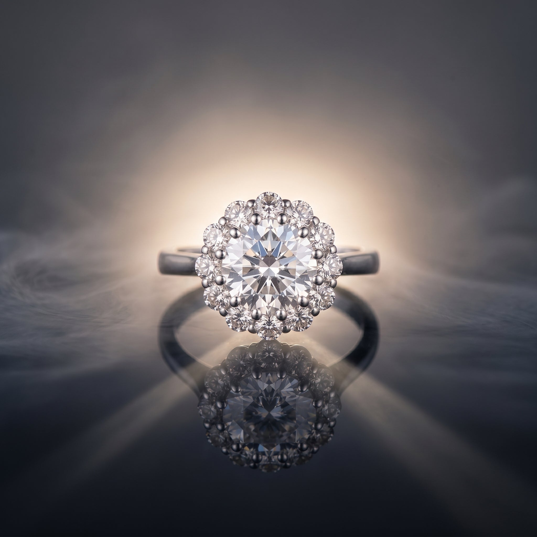 Aurielle Halo Bloom Ring
