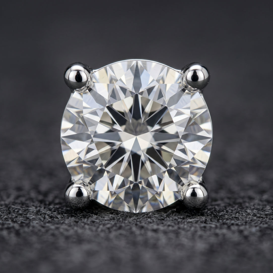 The Aurelia Crown Solitaire Studs