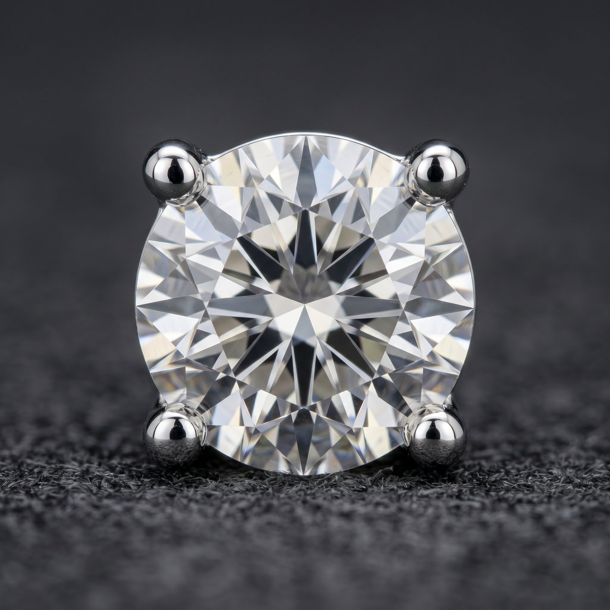 The Aurelia Crown Solitaire Studs