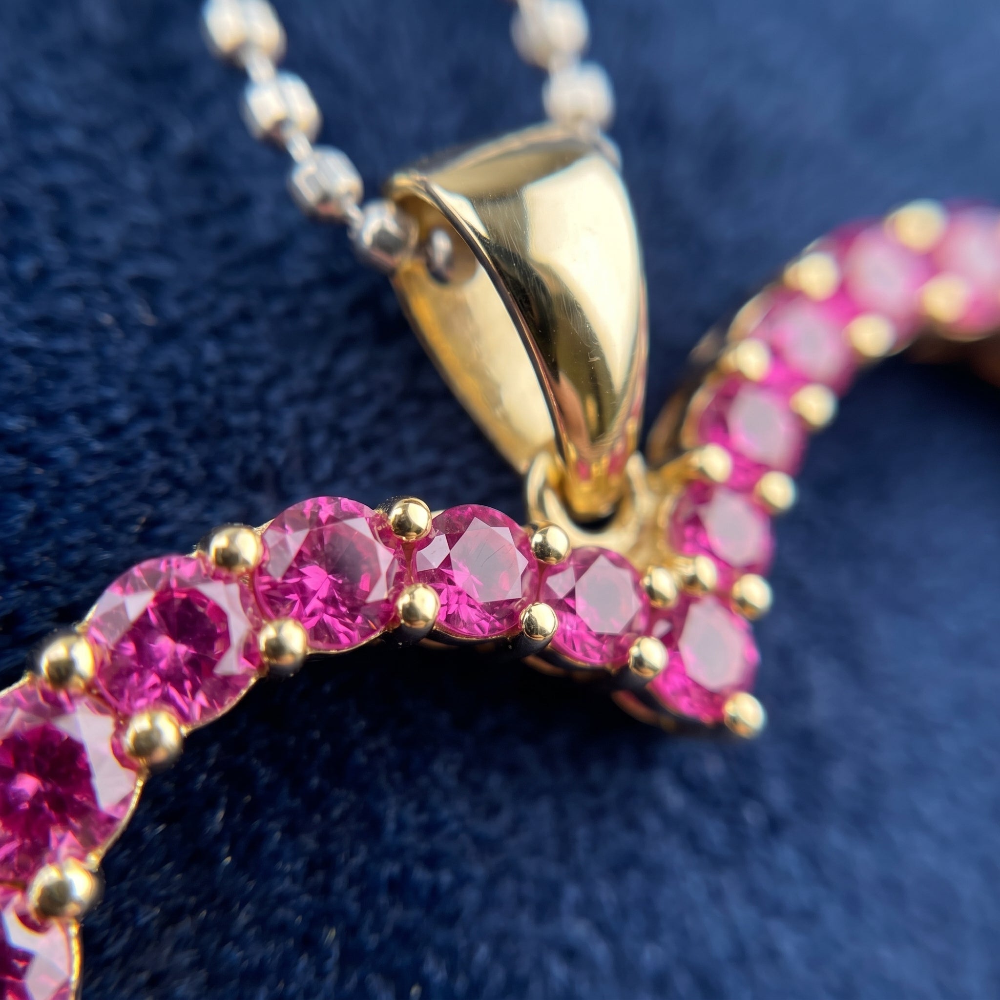 Blush Radiance Open Heart Pendant