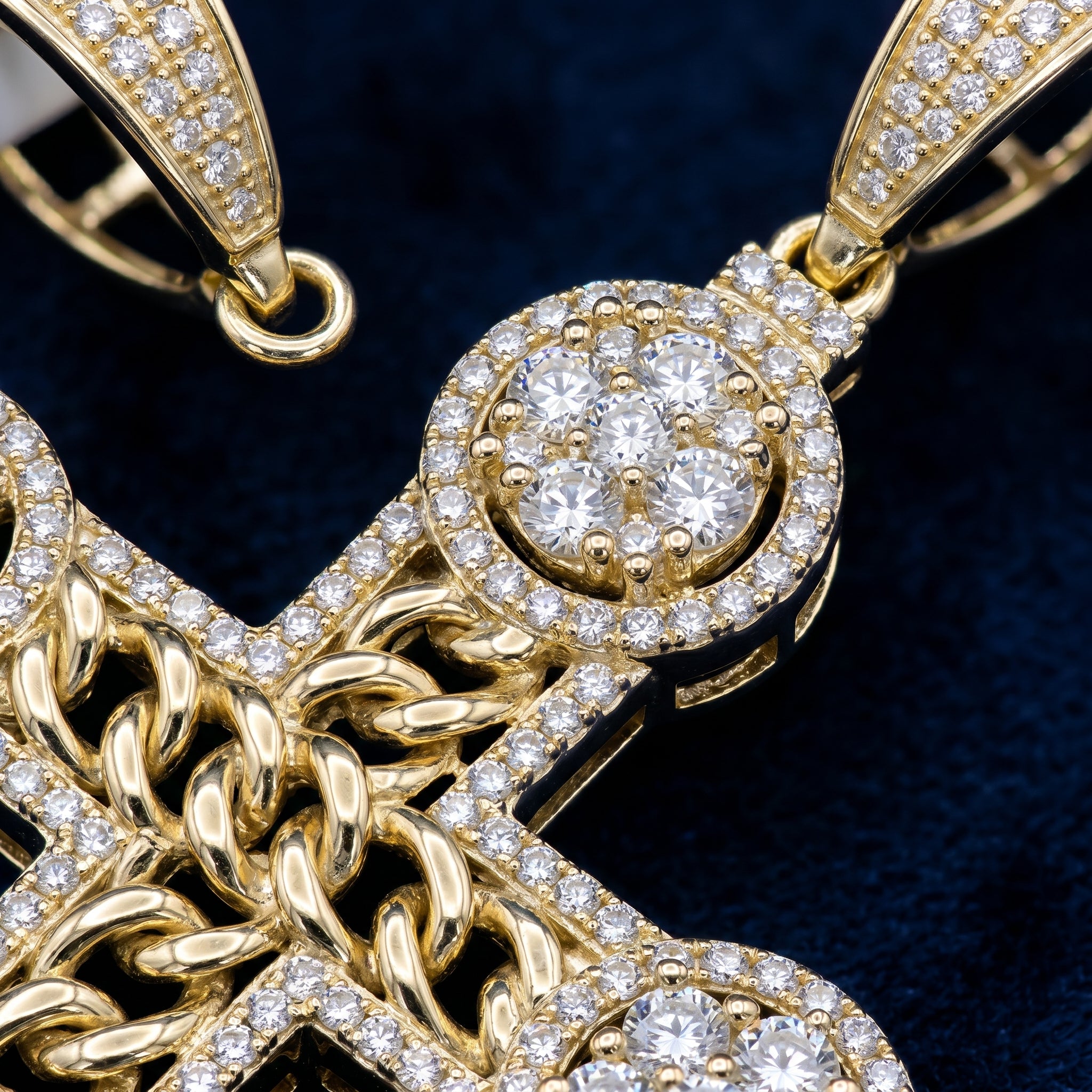 Imperial Radiance Cross Pendant