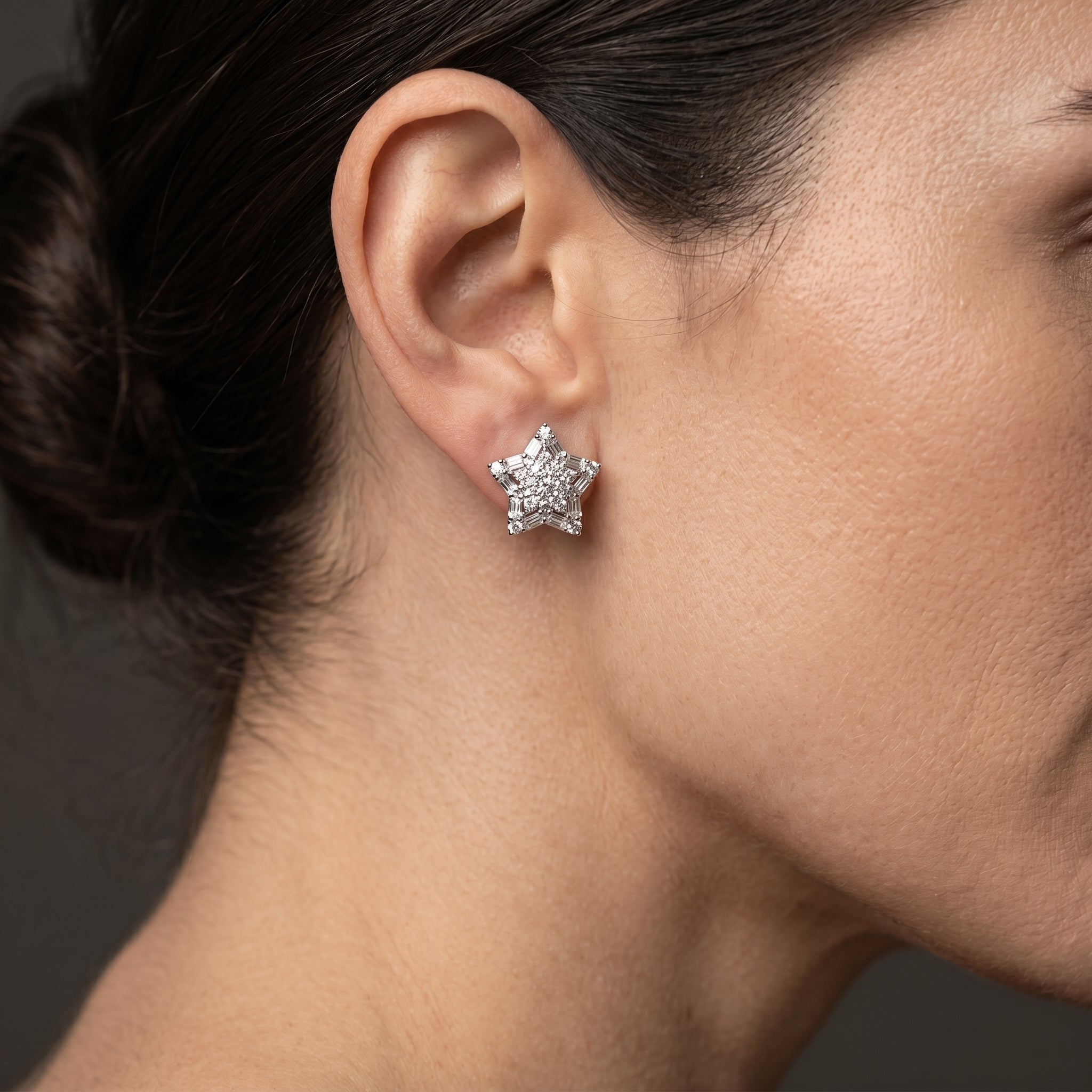 Stellara Radiance Star Stud Earrings