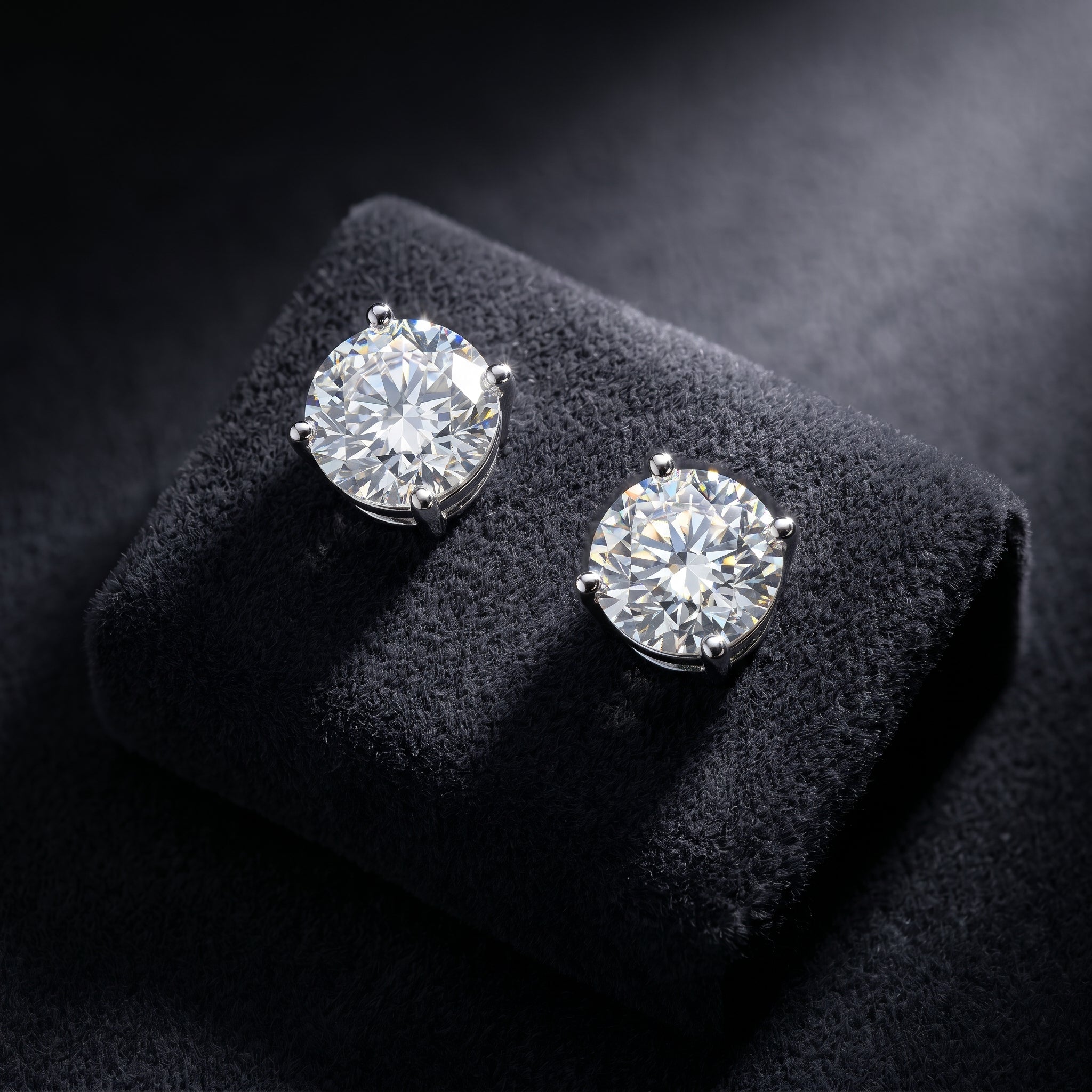 The Aurelia Crown Solitaire Studs