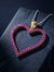 Blush Radiance Open Heart Pendant