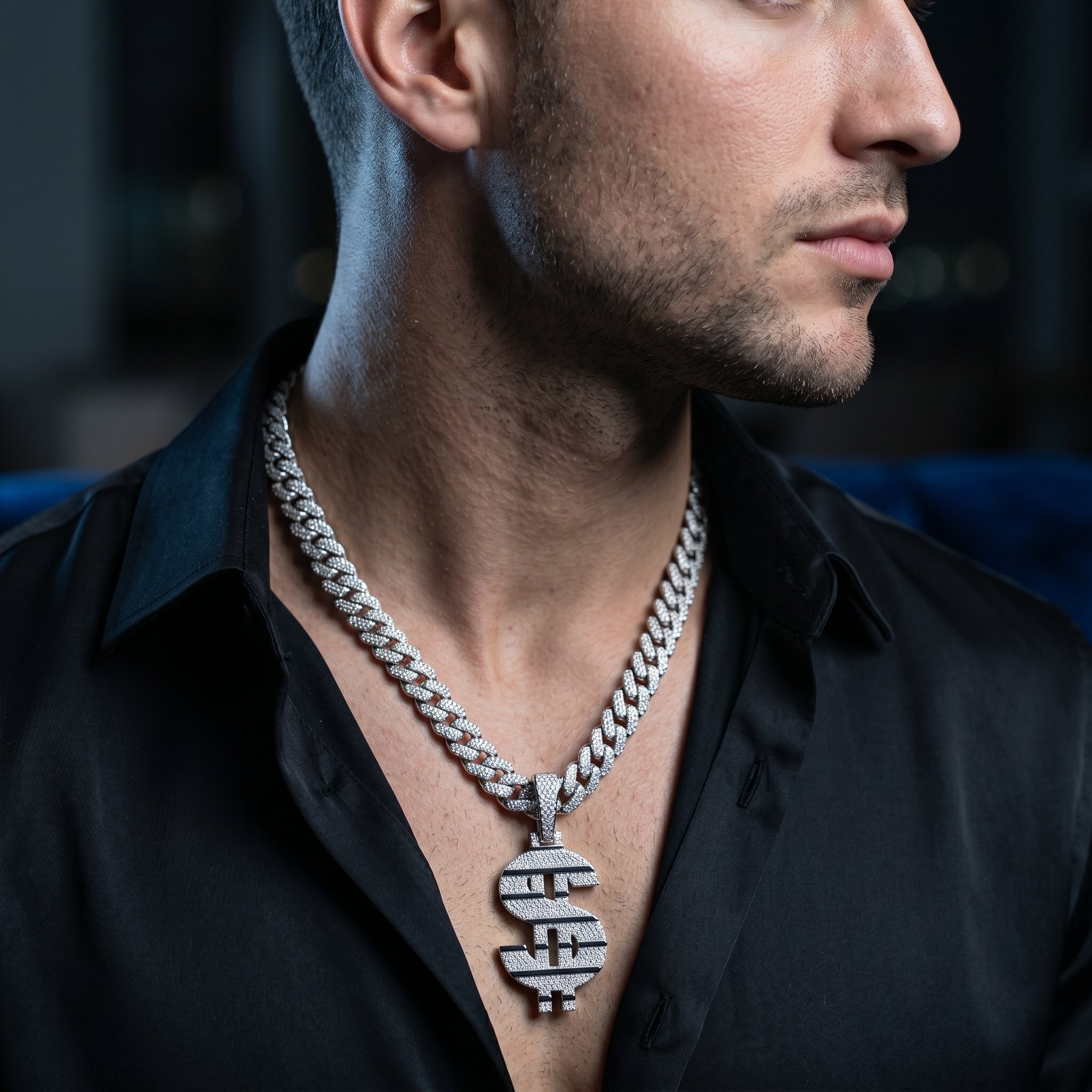 Imperial Ice Dollar Pendant