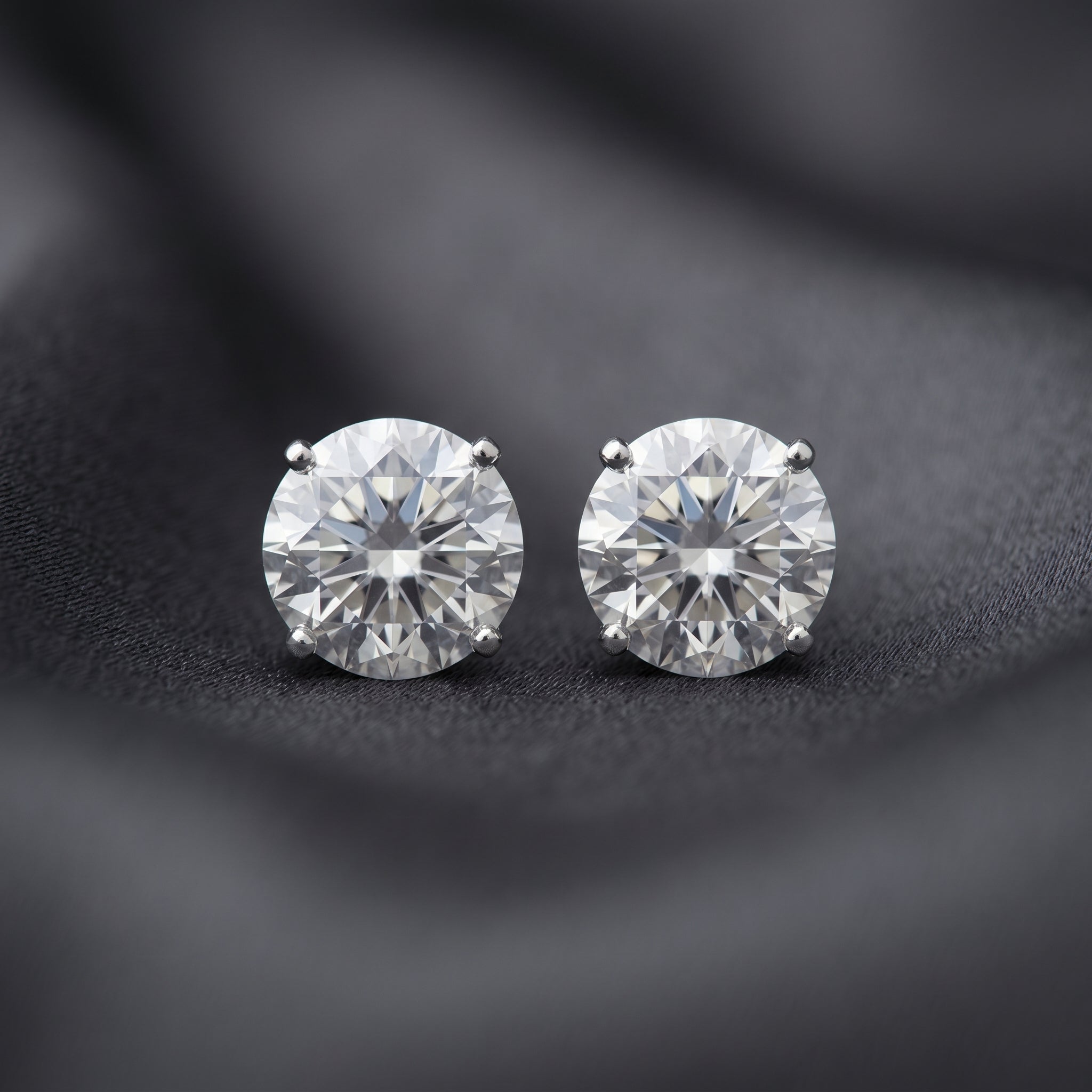Monarch Radiance Round Stud Earrings