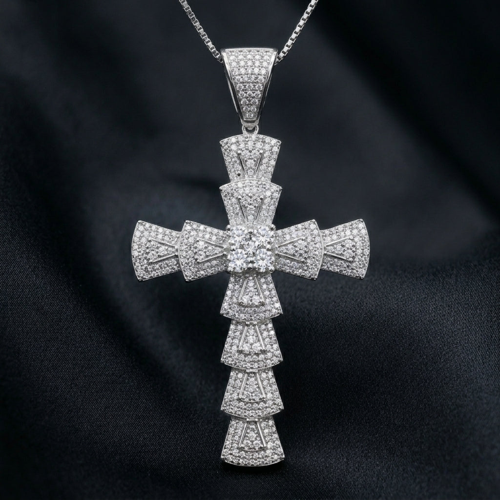 The Aurelius Radiant Cross Pendant