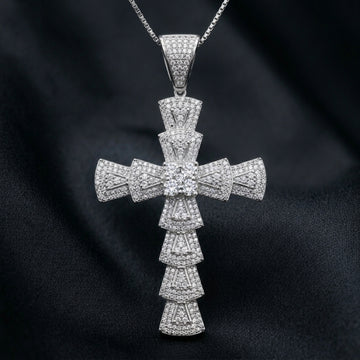 The Aurelius Radiant Cross Pendant