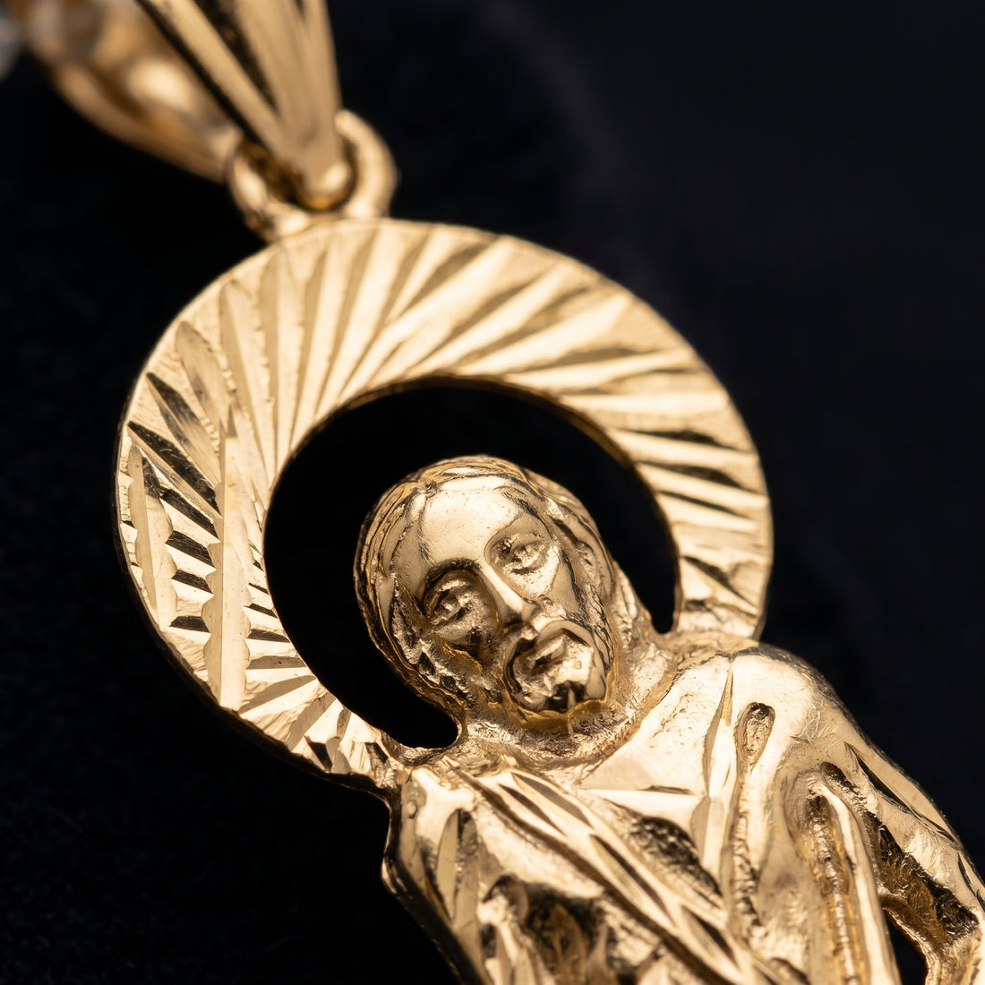 Sanctum Halo Silver Devotional Pendant
