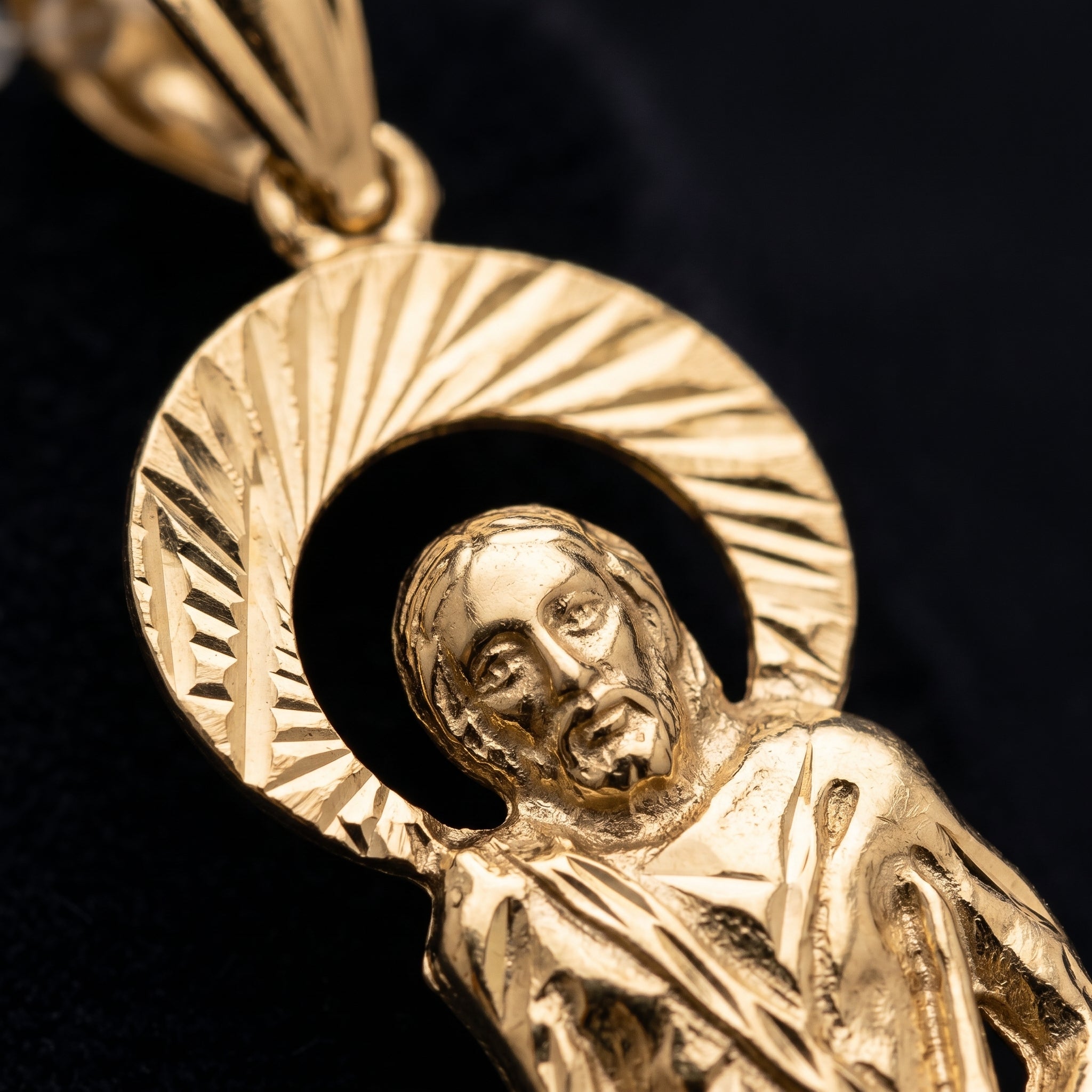 Sanctum Halo Silver Devotional Pendant