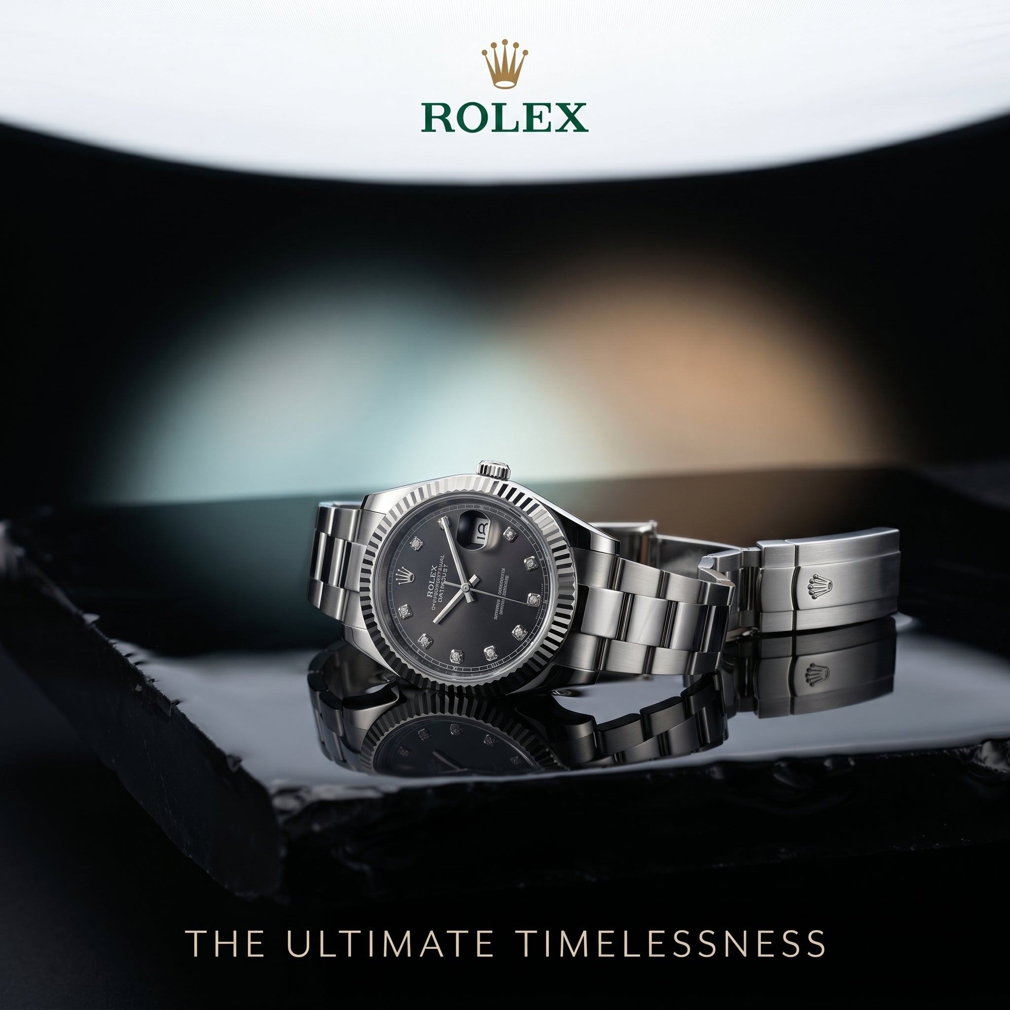 The Imperial Datejust-Style Heritage Timepiece in Stainless Steel