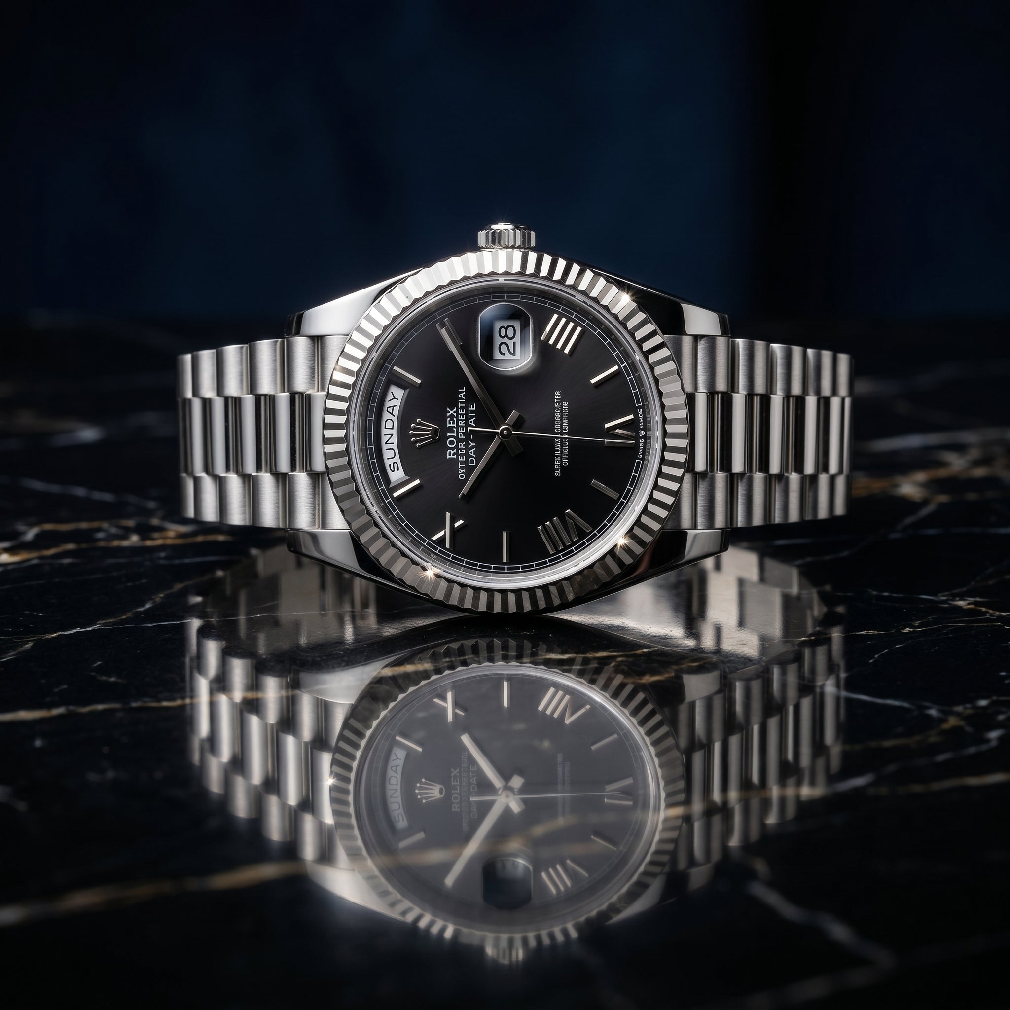 The Oyster Perpetual Day-Date 40 Chronometer