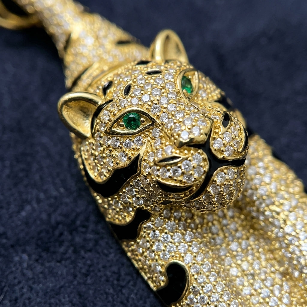 The Majestic Panther Pavé Pendant