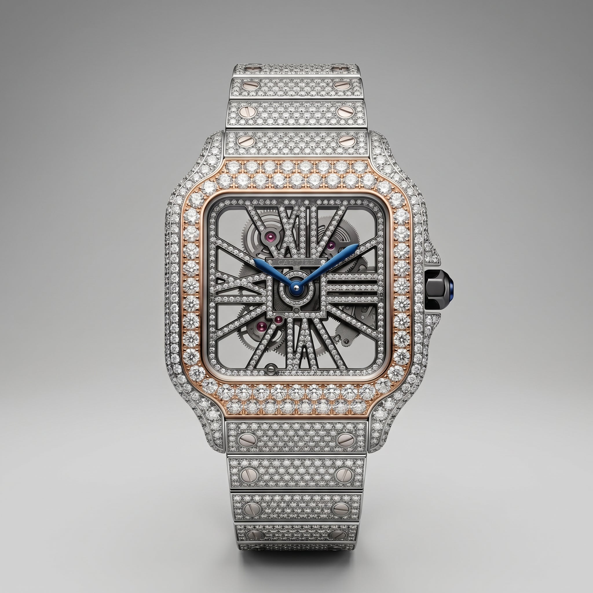 The Santos de Cartier Nocturne Skeleton Timepiece