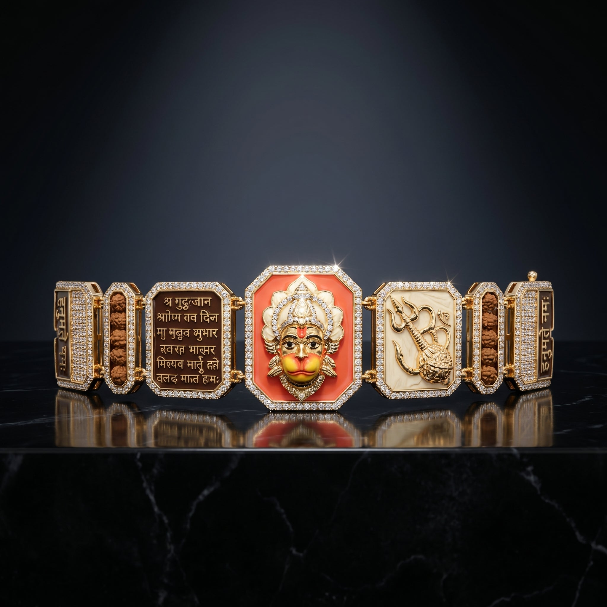 The Lord Hanuman Devotional Heritage Link Bracelet