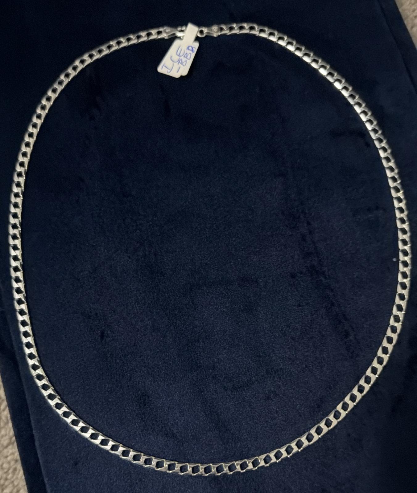 The Monaco Diamond-Cut Silver Chain