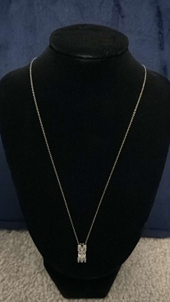 The Initiale Pavé Letter Necklace