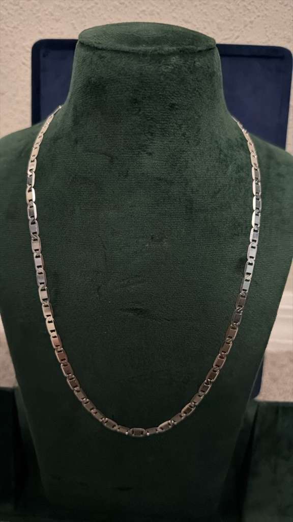 Valerio Platinum Link Chain