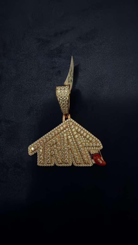 Iced Hustle House CZ Pendant