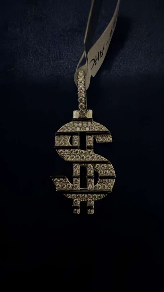 Imperial Fortune Moissanite Dollar Pendant