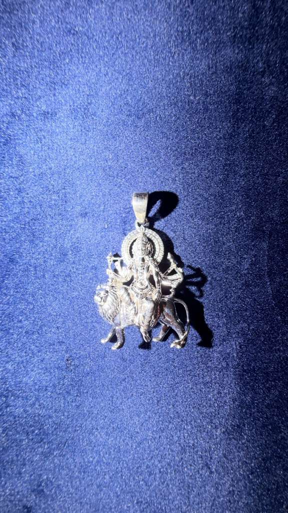 Divine Sovereign Silver Deity Pendant