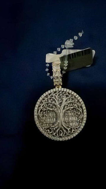 Eternal Crest Tree Medallion Pendant