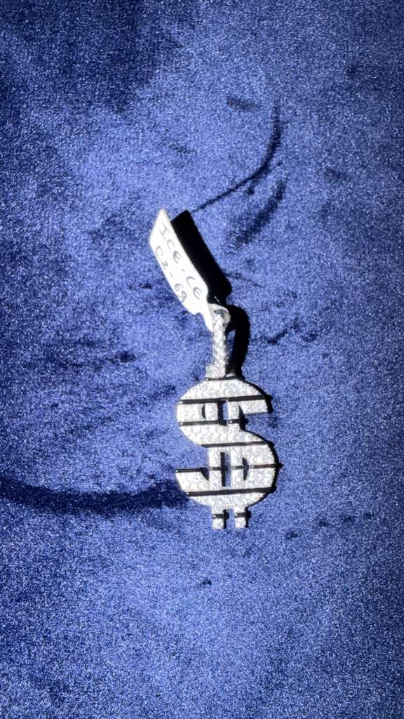 Imperial Ice Dollar Pendant