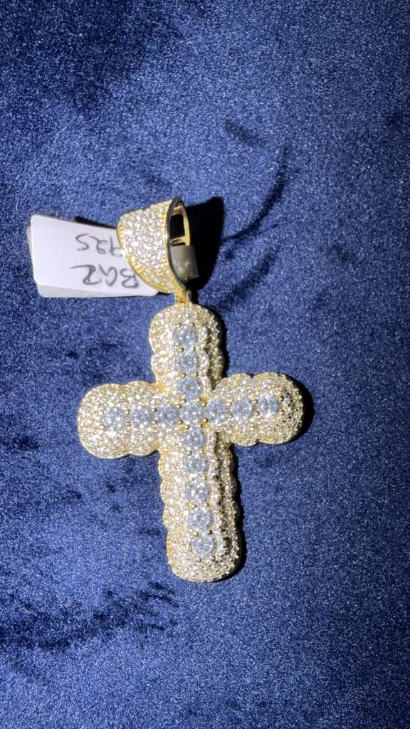 Imperial Radiance Cross Pendant
