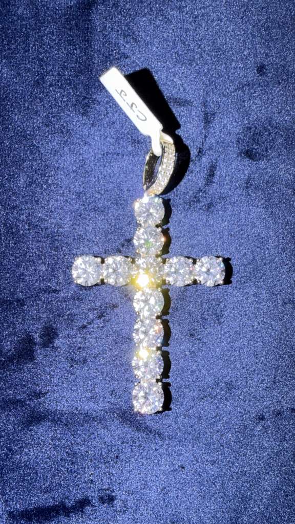 Radiant Sovereign Cross Pendant