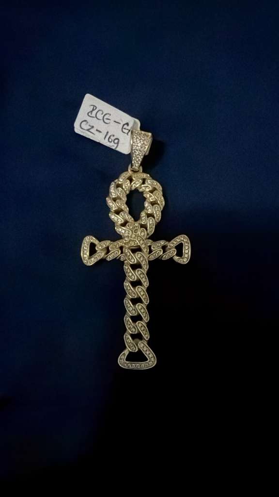 Sovereign Ice Ankh Pendant