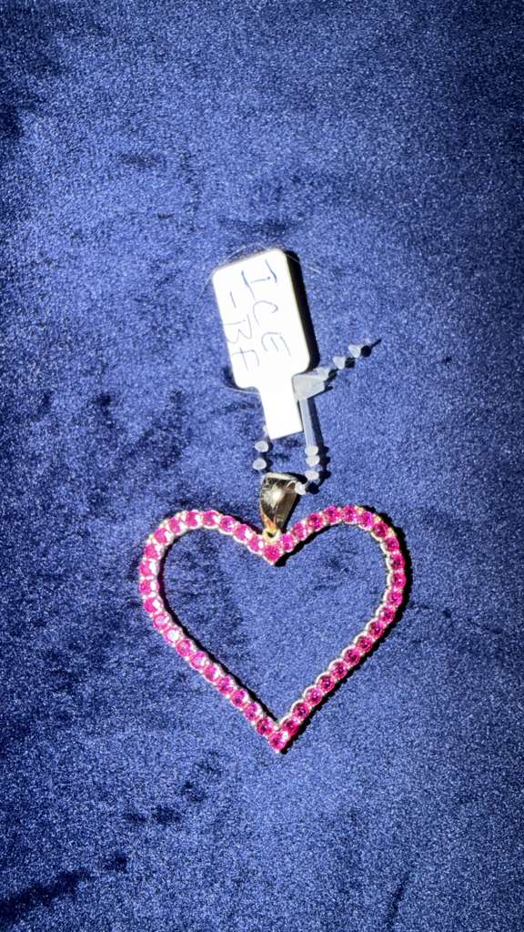 Blush Radiance Open Heart Pendant